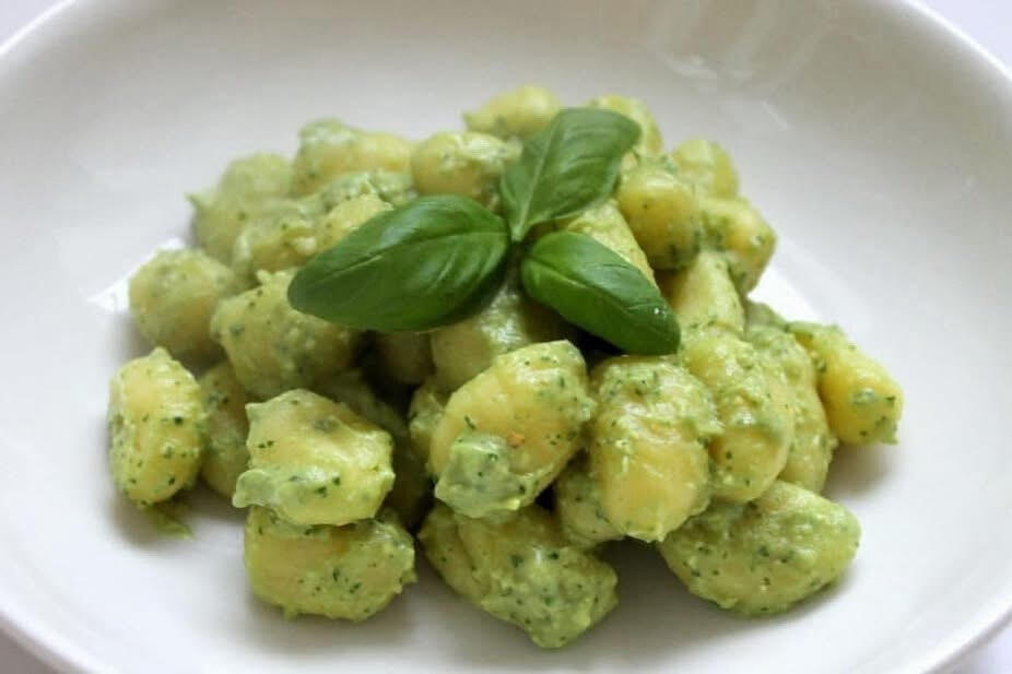 gnocchi pesto, pasta, Italian Food